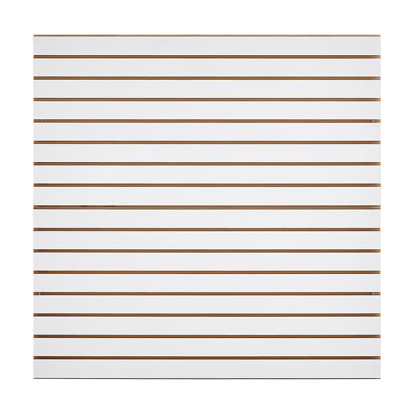 Autotallin slattiapaneelit, 2 kpl 1,2 m MDF, valkoinen