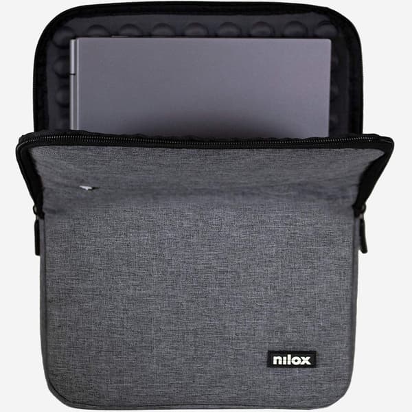 Laptopfodral 13,3" grå, vadderad, stöttålig