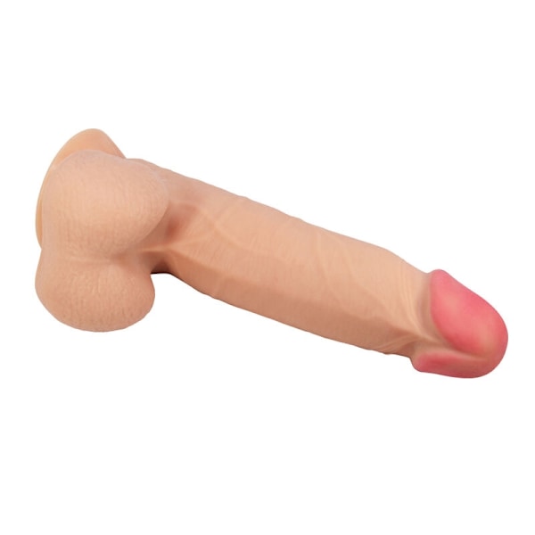 Pretty Love - Sliding Skin Series Realistisk dildo med glidande hud sugkopp 21,8 Cm