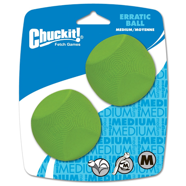 Chuckit Erratic Ball M 6 cm 2 Förp