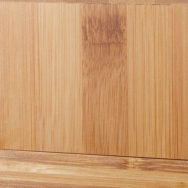 Bambu sidobord med låda