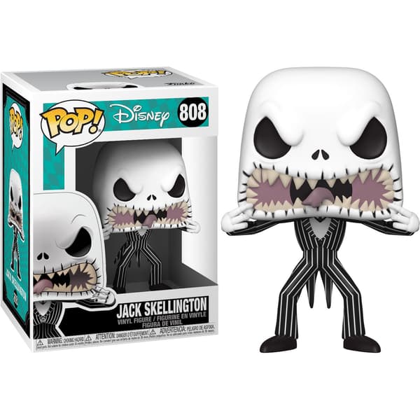 Disney Nightmare Before Christmas Jack Skellington Skrämmande ansiktsfigur