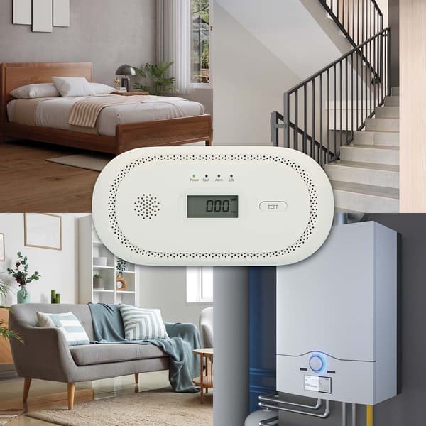 Kuliltealarm med 10 års sensor og display