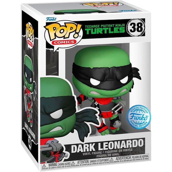 POP-figur Ninja Turtles Teenage Mutant Dark Leonardo Eksklusiv