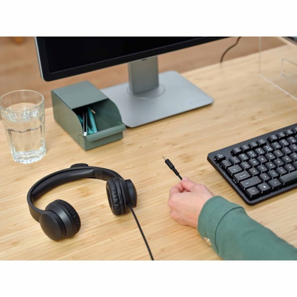 Ayda PC headset 3,5 mm sort