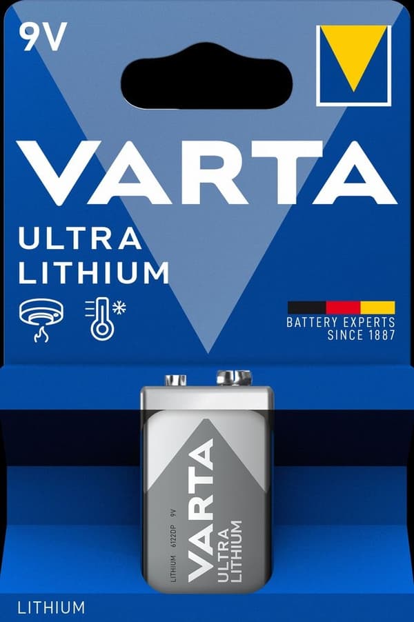 VARTA Ultra Lithium 9V-batteri