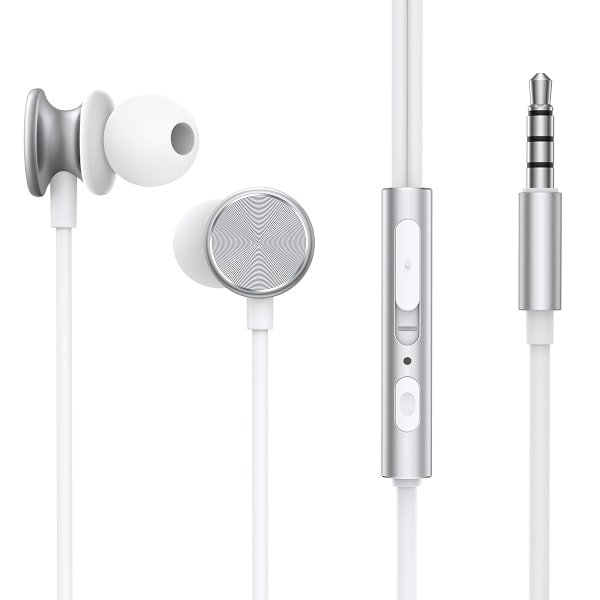 Headset hörlurar Wired Series miniJack 3,5 mm 1,2 m silver