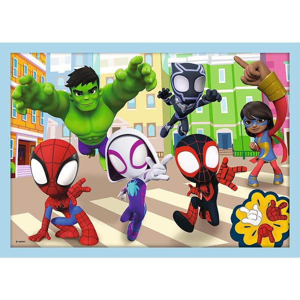 Trefl Spider-Man Puslespil Sæt 4I1 Spidey