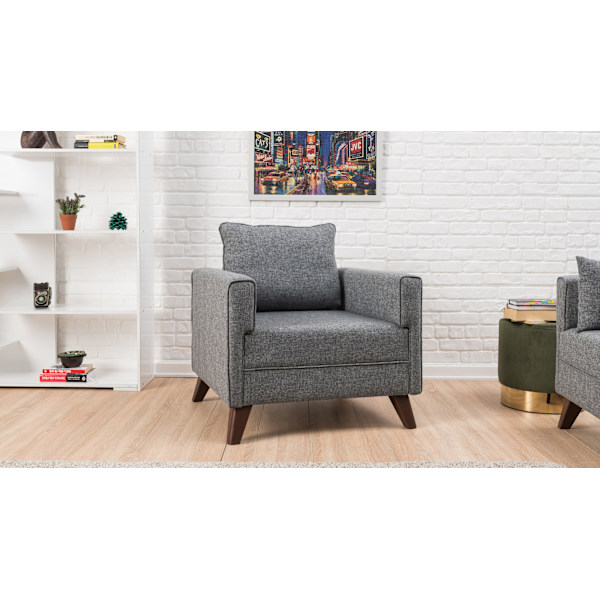 1-sædet Sofa Bella Lænestol - Gey