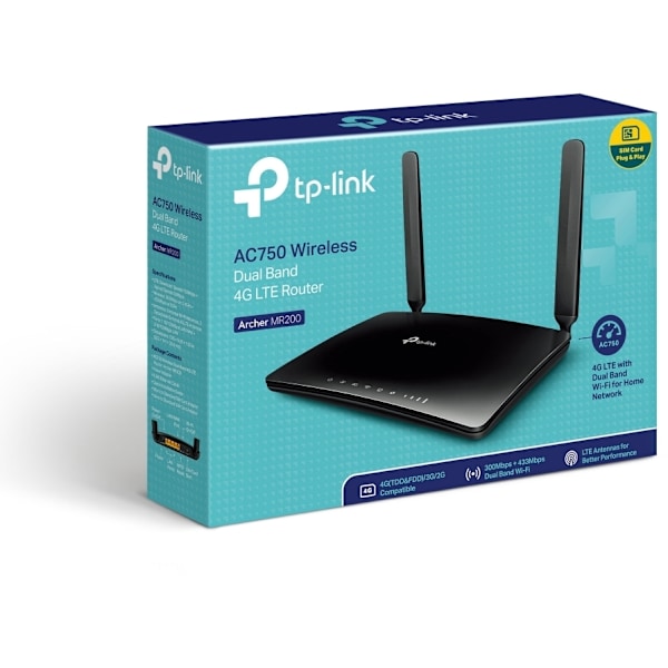 TP-LINK Archer MR200 - LTE-modeemi ja WiFi-tukiasema