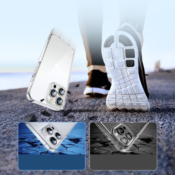 Fodral för iPhone 14 Plus slitstarkt skal med transparent 14D