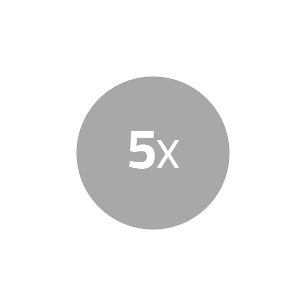 Lithium knappcellsbatteri CR2032 | 3 V DC | 5-Blister | Silver