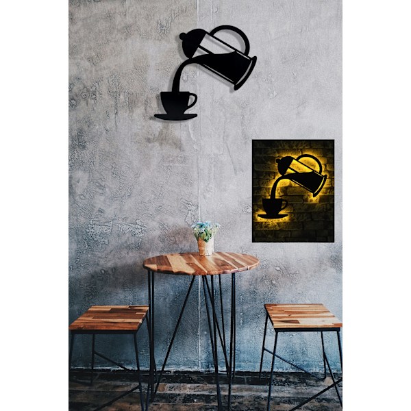 Dekorativ LED-belysning Kaffe - Gul
