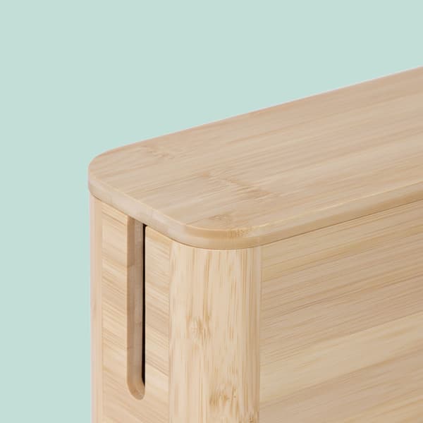 Bambu-kabelbox med magnetiskt lock – Organisera och skydda