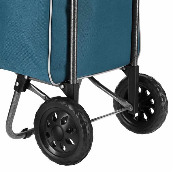 Indkøbsvogn 40L, isoleret, foldbar, turkis