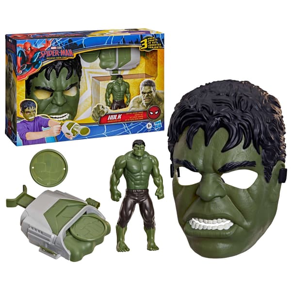 Marvel Hulk Gamma Blast -setti naamiolla ja figuurilla