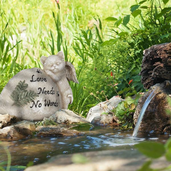 Gravdekoration för katt