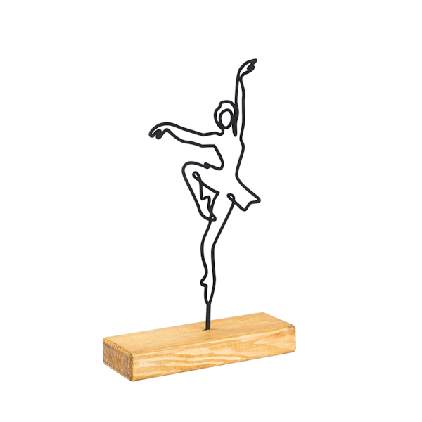 Decorative Object Ballerina - musta