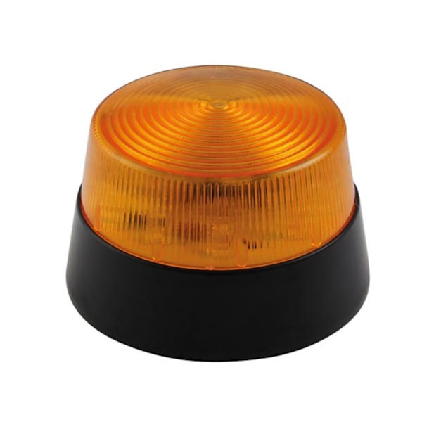 Led-vilkkuvalo - Oranssi - 12 Vdc - Ø 77 Mm