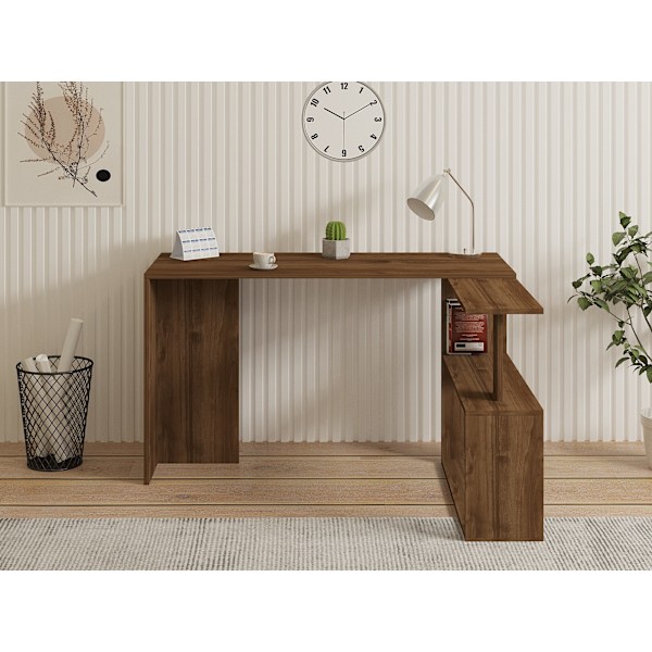 Study Desk Cayko - Valnød