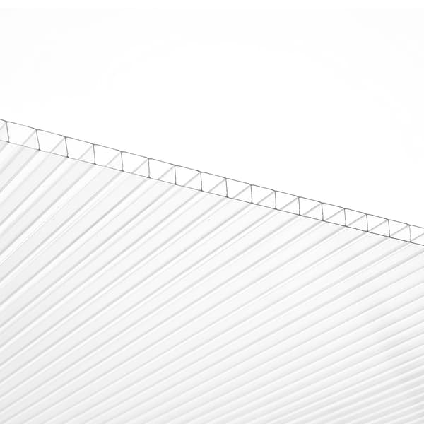 Polycarbonat drivhuspaneler, 12 stk., 2x4 fod UV