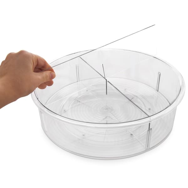 Roterende organiseringsbeholder, delt, 30 cm