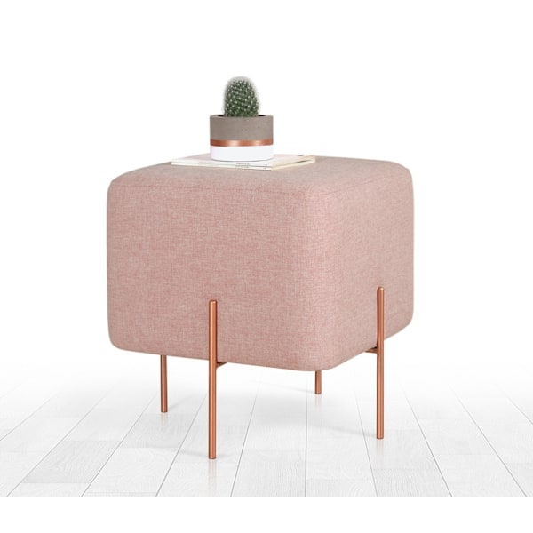 Pouff Copper 56 - vaaleanpunainen