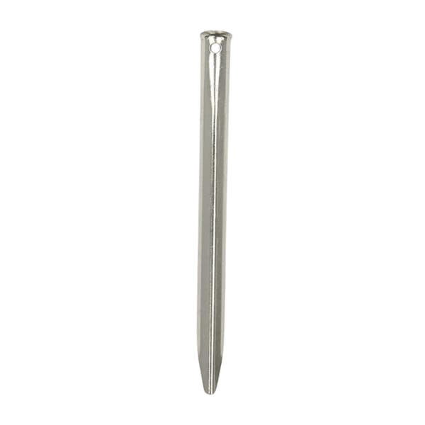Teltpæl 22 cm aluminium halvrund