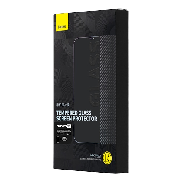Hærdet glas til iPhone 14 Pro, fuld skærm, 0,3 mm Anti Spy filter