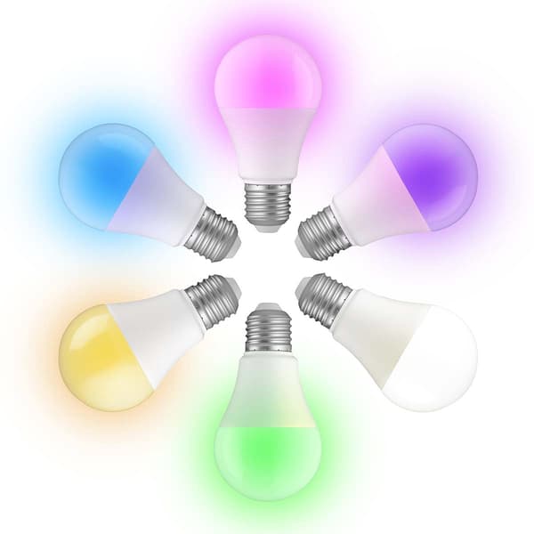 Smart Wi-Fi LED-pære, E27 9W, 16 millioner farver, dæmpbar