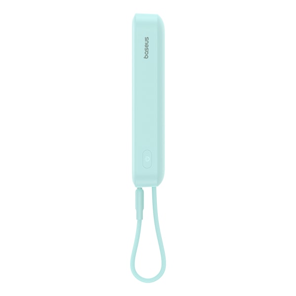 Mini Powerbank MagSafe 10000mAh 20W Lightning-kaapelilla iPhonelle 0,3m sininen
