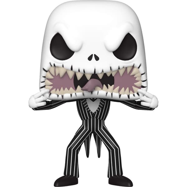 Disney Nightmare Before Christmas Jack Skellington Skrämmande ansiktsfigur