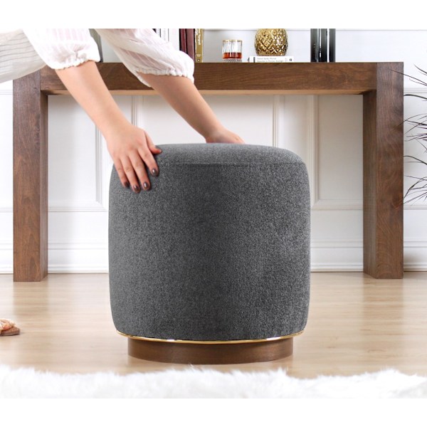 Pouffe Zeone - harmaa