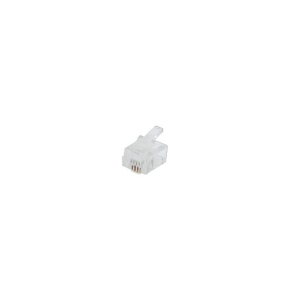 Modulaarinen liitin Rj11 6P4C, 50 kpl läpipainopakkauksessa