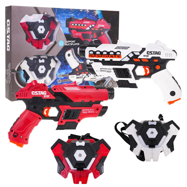 Laser Gun & Shield Set med rökfunktion för barn