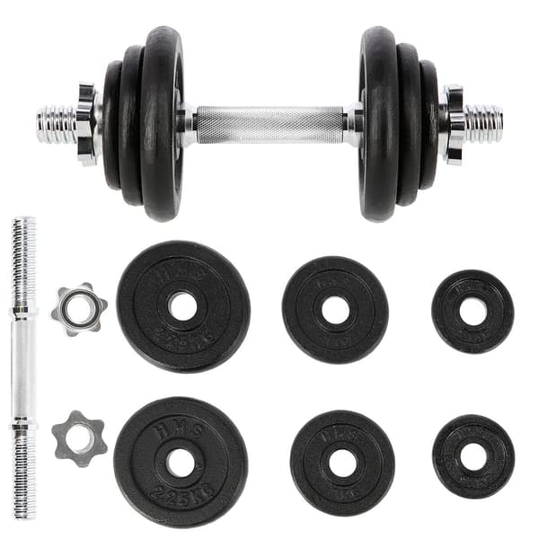 Hantel i gjutjärn, 10 kg Vikt