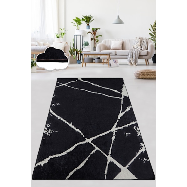Hall Tæppe (80 x 200) Broken Black