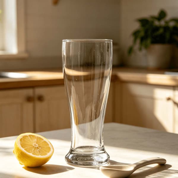 Set med 6 klara ölglas, 460 ml, diskmaskinssäkra