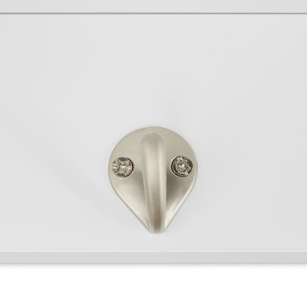 Væghylde med 3 kroge
