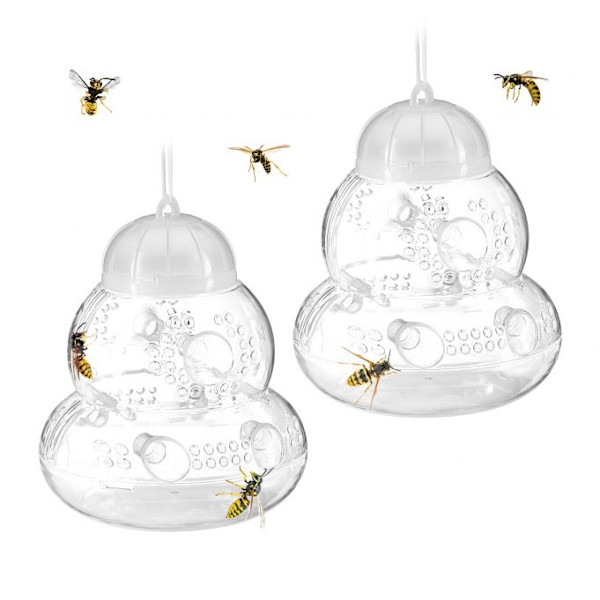 Insektsfälla transparent set om 2
