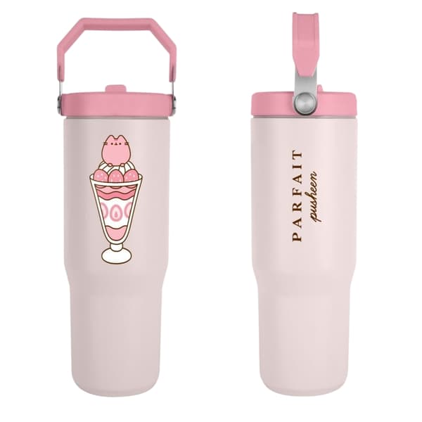 Pusheen 880 ml termoglas til varme og kolde drikke