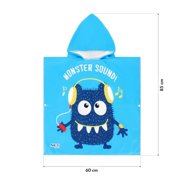 Yksisarvinen ponchopyyhe lapsille – Aqua