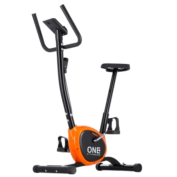Motionscykel, sort-orange, justerbar modstand