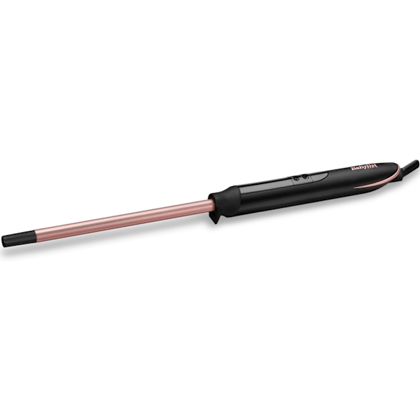Rose Quartz Lårkrøllestav C449E Sort, Kobberfarve