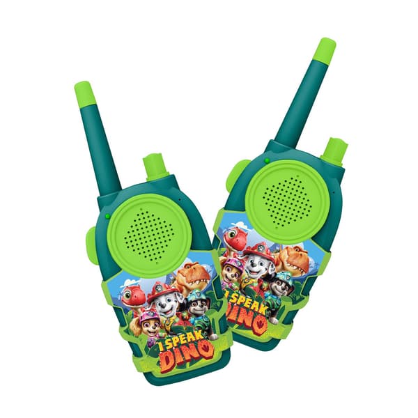 Walkie-talkie-sæt til børn, dinosaurdesign, 150 m rækkevidde