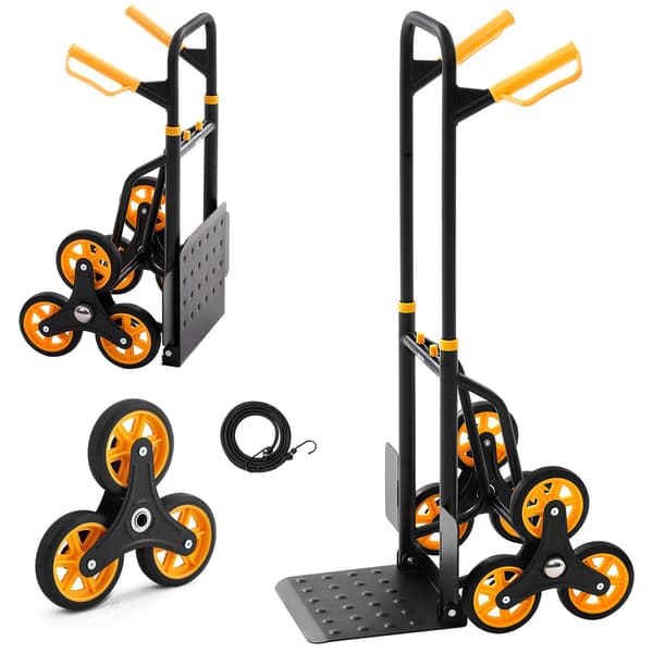 Trappevogn, 150 kg, foldbar med 6 hjul