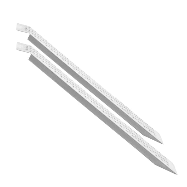 Lastramper i aluminium, 2-pack, 880 lb, 47,2 tum