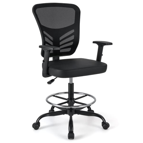 Ergonomisk kontorsstol, justerbar sitthöjd 54-75 cm