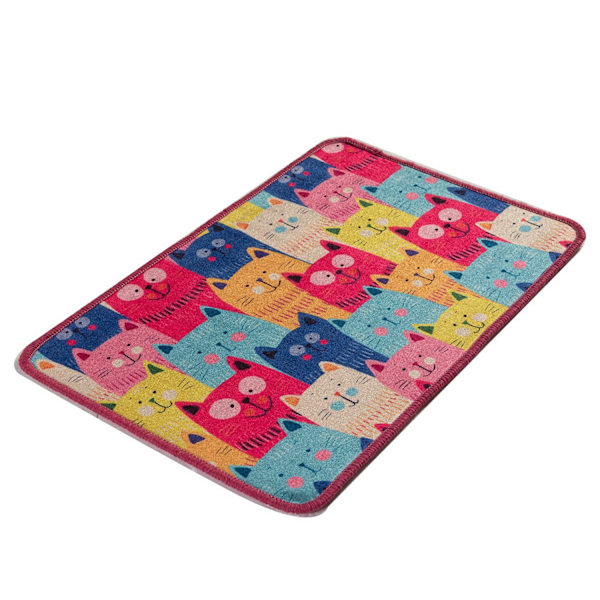 Bathmat Meow Djt - Farverig