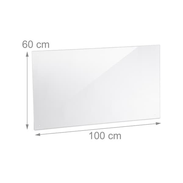 Stænkskærm til køkken 100 cm